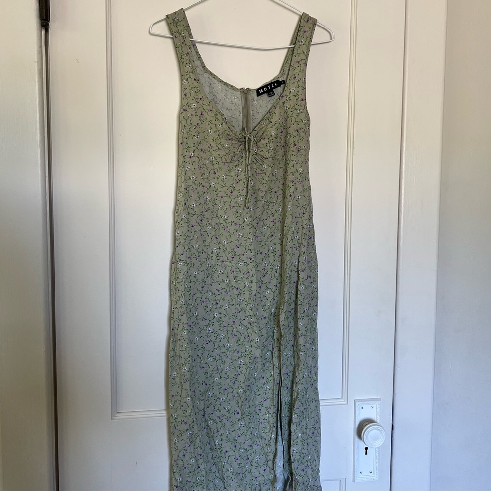 Midi slit dress